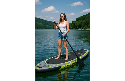 Paddleboard 350 cm - deszka evezővel, üléssel, pumpával és kiegészítő készlettel
