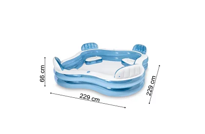 Felfújható medence 882 liter – 229 × 229 × 66 cm I56475NP