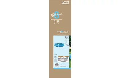 Medencével fémkerettel 1820 l – 244 × 51 cm I28205NP