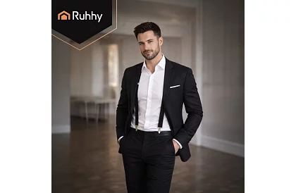 Férfi elasztikus nadrágszíjak – fekete 3,5 cm széles nadrágszíjak