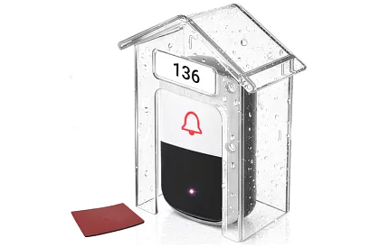 Védőburkolat a ház csengőjére