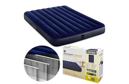 Felfújható bársonyos matrac 137 × 191 × 25 cm – Dura-Beam