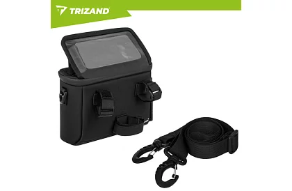 Vízálló kerékpáros kormánytáska telefon tartóval