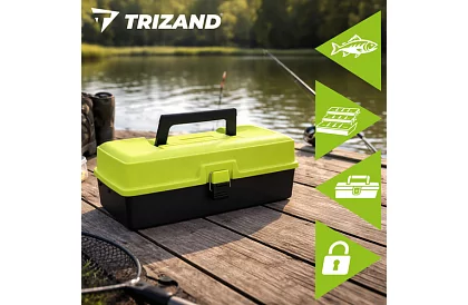 Horgász doboz 33 × 16 × 13 cm – szervező horgászati kellékekhez