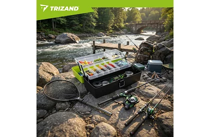 Horgász doboz 33 × 16 × 13 cm – szervező horgászati kellékekhez