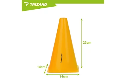 Edző színes kúpok 23 cm – 10 db-os készlet
