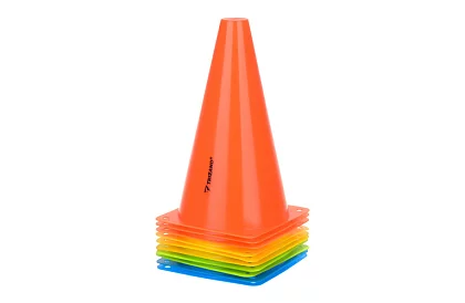 Edző színes kúpok 23 cm – 10 db-os készlet