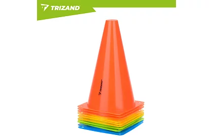 Edző színes kúpok 23 cm – 10 db-os készlet