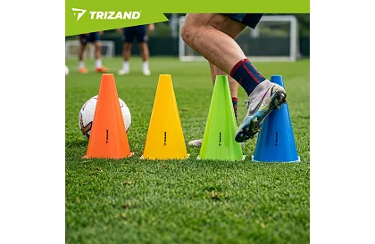 Edző színes kúpok 23 cm – 10 db-os készlet