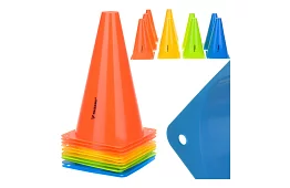 Edző színes kúpok 23 cm – 10 db-os készlet