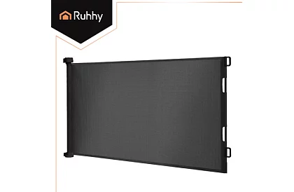 Kihúzható biztonsági redőny ajtóra – szürke - 160 cm