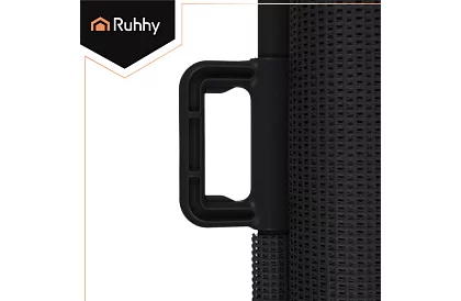 Kihúzható biztonsági redőny ajtóra – szürke - 160 cm