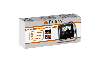 Digitális konyhai hőmérő szondával