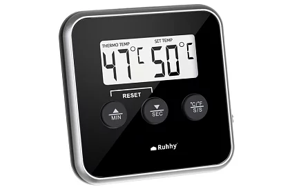 Digitális konyhai hőmérő szondával