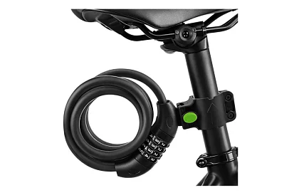 Acél kódzár 120 cm – kerékpárhoz és felszereléshez