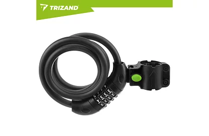 Acél kódzár 120 cm – kerékpárhoz és felszereléshez