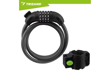 Acél kódzár 120 cm – kerékpárhoz és felszereléshez