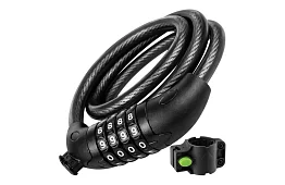 Acél kódzár 120 cm – kerékpárhoz és felszereléshez