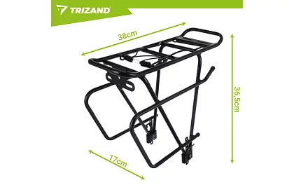 Univerzális hátsó kerékpártartó – alumínium, teherbírás 25 kg
