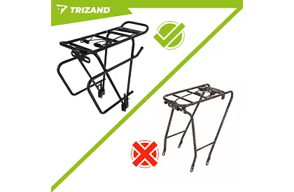 Univerzális hátsó kerékpártartó – alumínium, teherbírás 25 kg