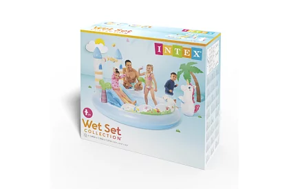 Felfújható vízi játszótér 196x178x127 cm - Vár I56148NP