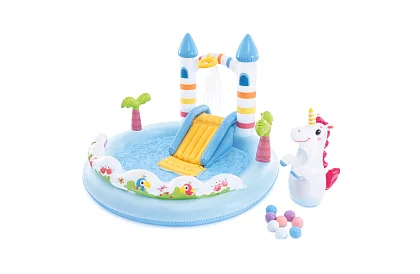 Felfújható vízi játszótér 196x178x127 cm - Vár I56148NP