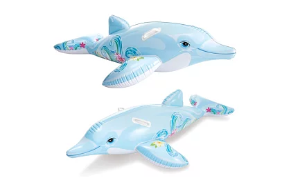 Felfújható matrac gyerekeknek - delfin 175 x 66 cm, 2 fogantyú, I58535NP