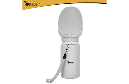 Összecsukható palack tálcával - utazási vízpalack 550 ml