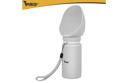 Összecsukható palack tálcával - utazási vízpalack 550 ml