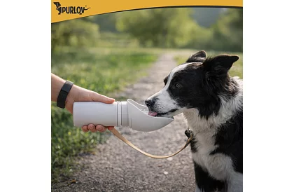 Összecsukható palack tálcával - utazási vízpalack 550 ml