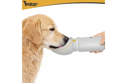 Összecsukható palack tálcával - utazási vízpalack 550 ml