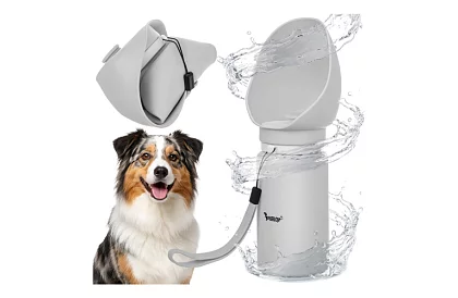 Összecsukható palack tálcával - utazási vízpalack 550 ml