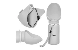 Összecsukható palack tálcával - utazási vízpalack 550 ml