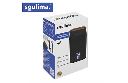 Borotvapáló LED kijelzővel - USB-C, 2 pengével, 2 vágóéle, tok