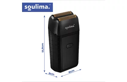 Borotvapáló LED kijelzővel - USB-C, 2 pengével, 2 vágóéle, tok