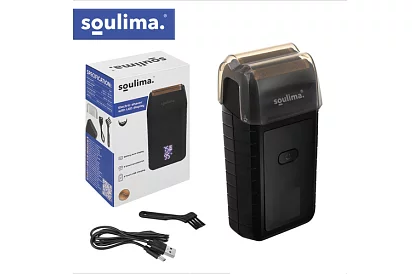 Borotvapáló LED kijelzővel - USB-C, 2 pengével, 2 vágóéle, tok