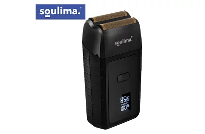 Borotvapáló LED kijelzővel - USB-C, 2 pengével, 2 vágóéle, tok