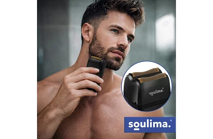 Borotvapáló LED kijelzővel - USB-C, 2 pengével, 2 vágóéle, tok