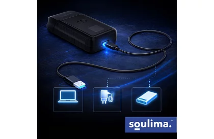 Borotvapáló LED kijelzővel - USB-C, 2 pengével, 2 vágóéle, tok