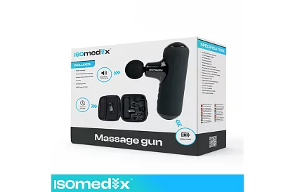 Kompakt masszázspisztoly 5 üzemmód - Újratölthető 2 x 2500 mAh