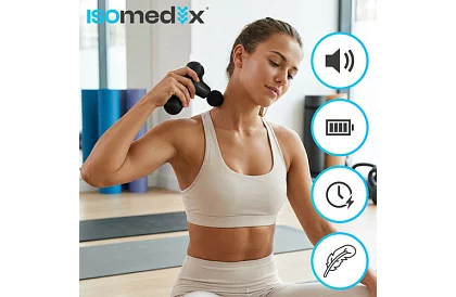 Kompakt masszázspisztoly 5 üzemmód - Újratölthető 2 x 2500 mAh