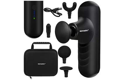 Kompakt masszázspisztoly 5 üzemmód - Újratölthető 2 x 2500 mAh