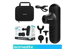 Kompakt masszázspisztoly 5 üzemmód - Újratölthető 2 x 2500 mAh