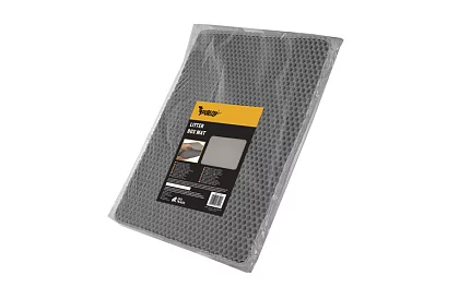 Macska WC elé helyezhető szennytartó szőnyeg 75 x 55 cm - szürke