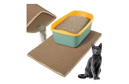 Macska WC aláfólia, amely megakadályozza a szennyeződéseket 75 x 55 cm – bézs