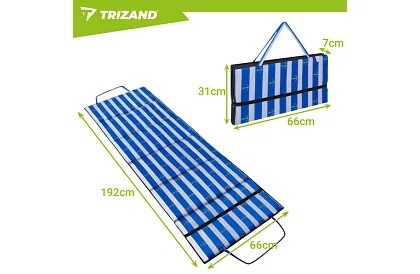 Strand összecsukható szőnyeg 192 × 66 cm