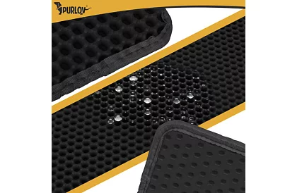 Macska WC aláfólia, amely megakadályozza a szennyeződéseket 75 x 55 cm - fekete