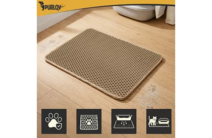 Macska WC aláfólia, amely megakadályozza a szennyeződéseket 60 x 45 cm – bézs