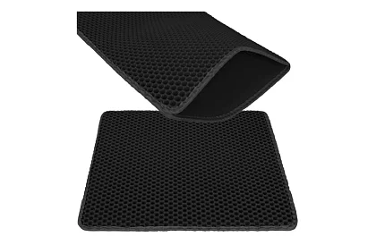 Macska WC aláfólia, amely megakadályozza a szennyeződéseket 60 x 45 cm – fekete