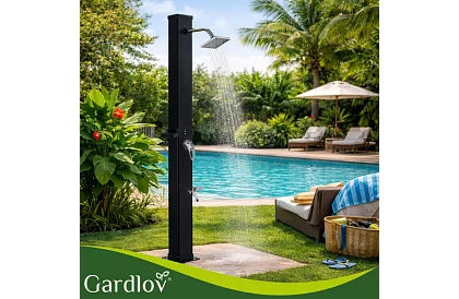 Napfényes kerti zuhany 35 Liter + tartozékok